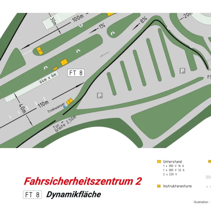 FSZ 2 Fahrtechnikpiste 8 Dynamikfläche